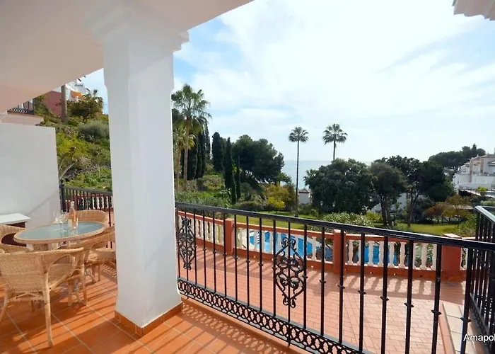 La Amapola, A Little Oasis With Sea View, Pool & Terrace In Nerja Lejlighed